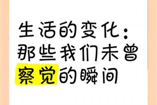 我们生活中还有什么变化翻译；我们生活中有哪些变化
