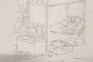 大学生活照片简笔画、大学生活照片简笔画怎么画