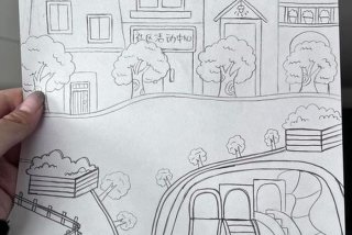 生活社区照片（生活社区简笔画）