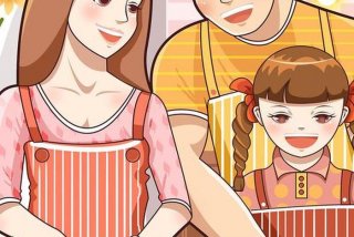 日常家庭生活插画；日常家庭生活插画图片