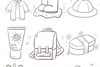 生活小妙用小物件 - 生活小物件简笔画