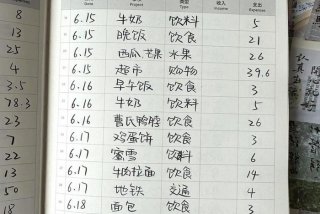 生活记账本怎么记一目了然、生活记账本图片