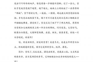 小雪的生活日记大全；小雪的生活日记大全300字