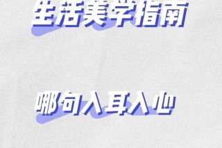 生活与美学的关系，生活与美学经典语录