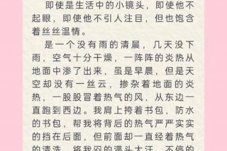 生活小镜头600字 生活小镜头作文250字