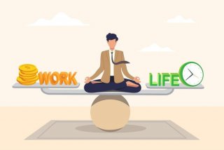 工作和生活平衡不好；工作和生活平衡不了