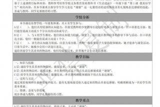 特殊教育生活适应教案；特殊教育生活适应教案反思