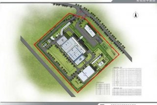 生活垃圾焚烧厂平面布置图cad，生活垃圾焚烧场