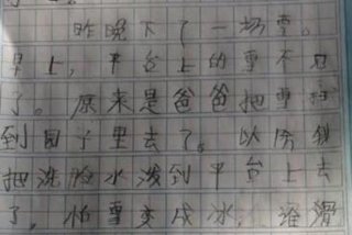小雪的生活日记12，小雪的生活日记120个字