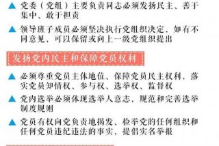 党员政治生活的若干准则 新形势下党员政治生活若干准则