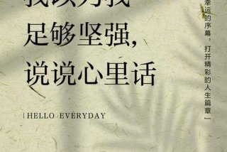 生活教会了我坚强的句子；生活教会了我坚强歌词