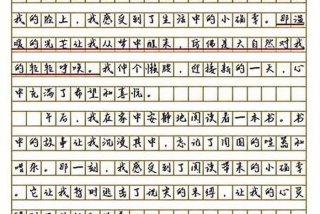 生活中的小确幸作文600字 生活中的小确幸作文600字,快乐与,幸运