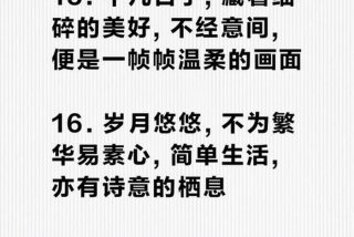 生活很平淡的唯美句子（生活很平淡的唯美句子简短）