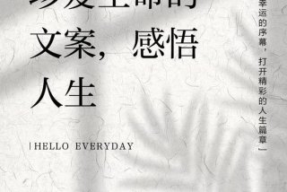 生命与生活文案（生命与生活文案短句）