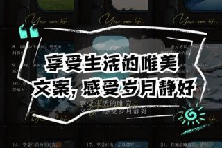 分享生活的文案（享受生活的文案）
