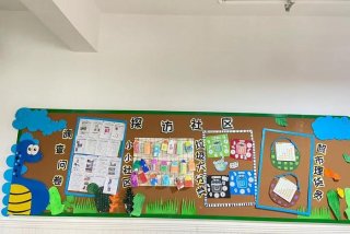 社区生活主题墙图片 - 社区生活图片画作