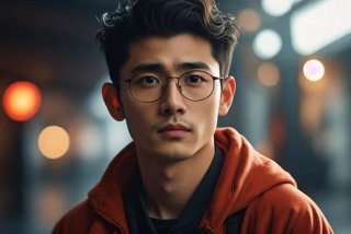 真实帅哥生活照戴眼镜 帅哥真实生活照片十几张