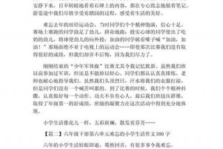 难忘小学生活作文六年级 难忘小学生活作文六年级五百字具体的事例写