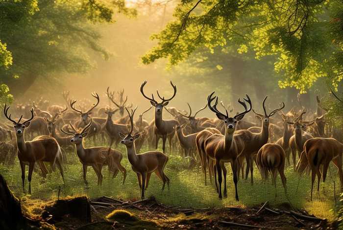 鹿生活在哪里地方（鹿生活在哪里地方最多）