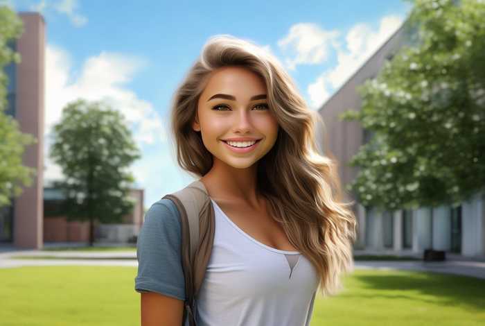 大学生美女壁纸；大学生美女壁纸下载