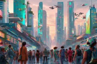 关于未来生活的绘画（关于未来生活的绘画初二）