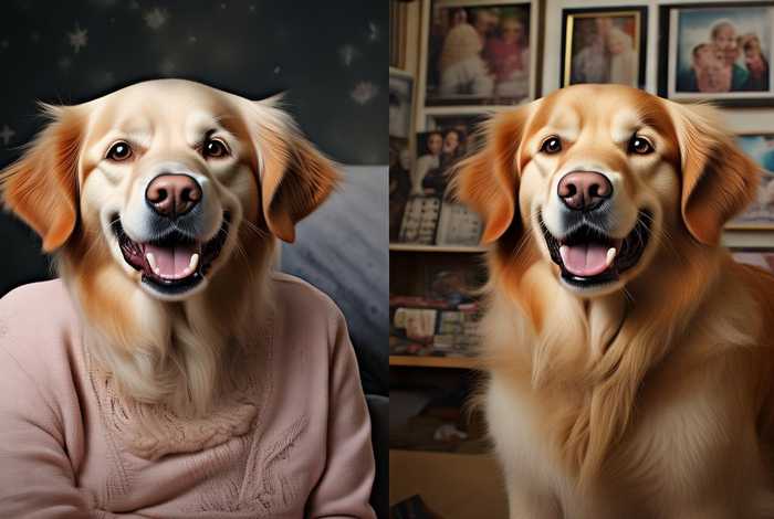 宠物与主人图片（宠物与主人图片对比）