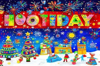 多彩的假期手抄报图片、多彩的假期手抄报图片六年级