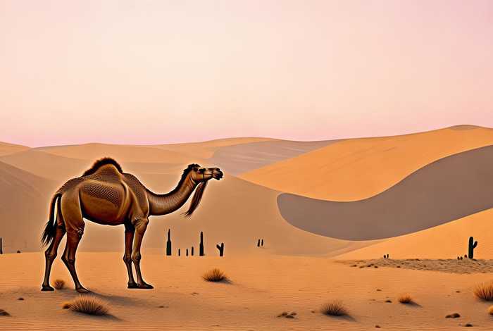 骆驼的生活习性英文版介绍、骆驼生活在哪里的英文？