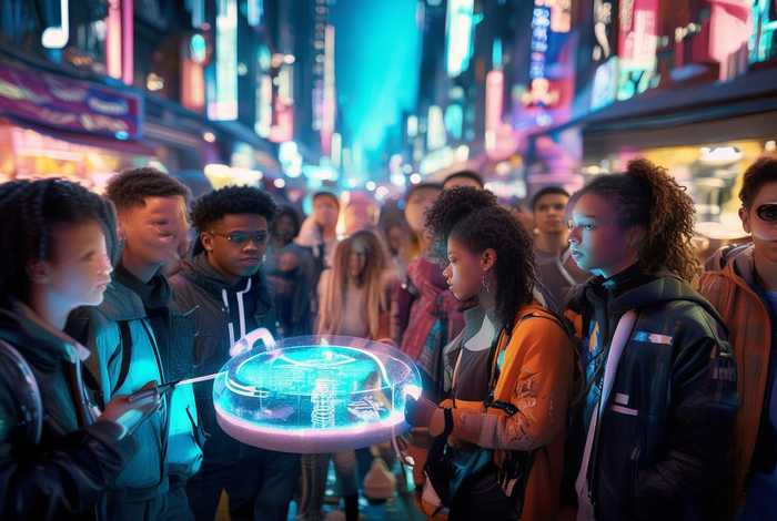 关于未来生活的画4k，关于未来生活的画 初中生