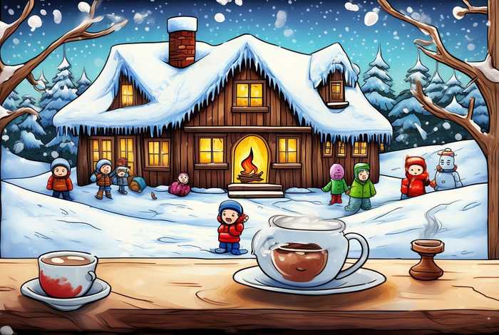 寒假生活简笔画 寒假生活简笔画绘画