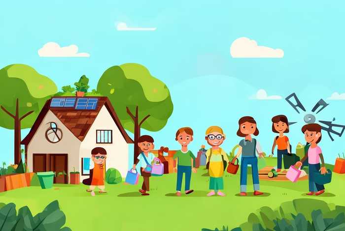 环保生活图片简笔画（环保生活图片简笔画彩色）