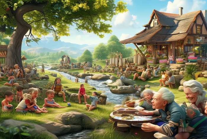 村民的生活苦不堪言怎样改意思不变 村民的生活很是惬意