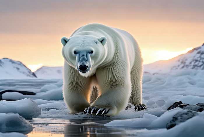 北极熊是怎么在北极生活的视频 北极熊是怎么在北极生活的视频播放