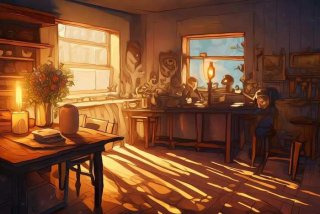 光在生活中的作用手工画；光在生活中的作用手工画图