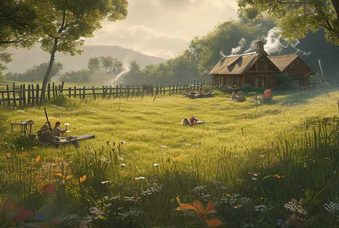 空间之田园生活，空间之田园生活好悠闲免费