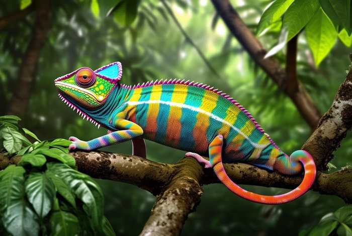 变色龙生活在哪里英文、变色龙生活在哪里英文作文