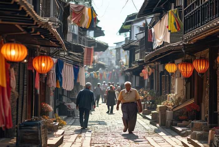 老城区的生活气息（老城区的生活气息是什么）