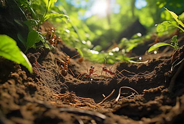 蚂蚁生活环境(蚂蚁生活环境特点) 蚂蚁生活环境(蚂蚁生活环境特点)