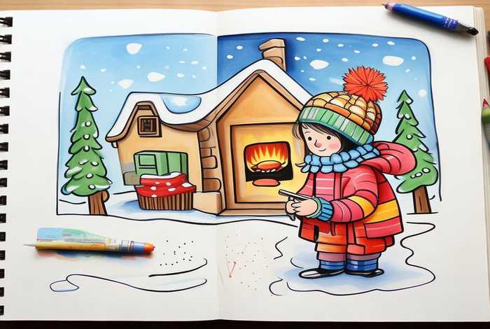 寒假生活记录表怎么画（寒假生活记录表怎么画,简笔画）