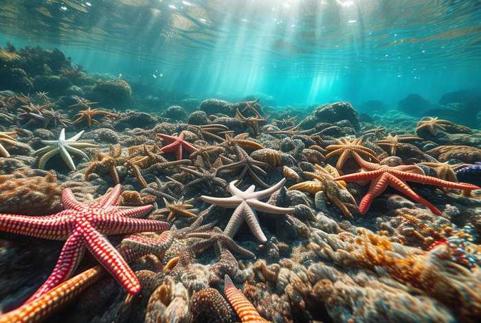 海星在哪里生活，海星在海里是怎样生活的