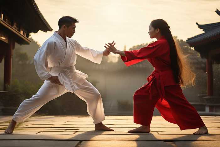 国产夫妻武术日常；武术夫妻打架视频