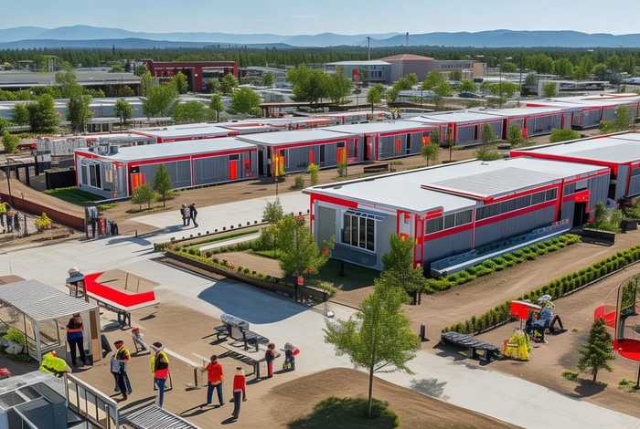 建筑工地生活区管理方案、建筑工地生活区管理方案设计