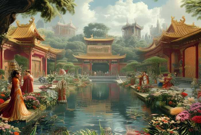 宫里的生活如何形容，形容宫里生活的成语