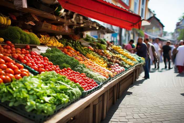 果蔬生鲜摊位图片、果蔬生鲜摊位图片高清