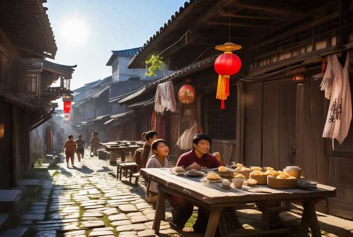 古镇生活一日三餐，古镇的生活气息