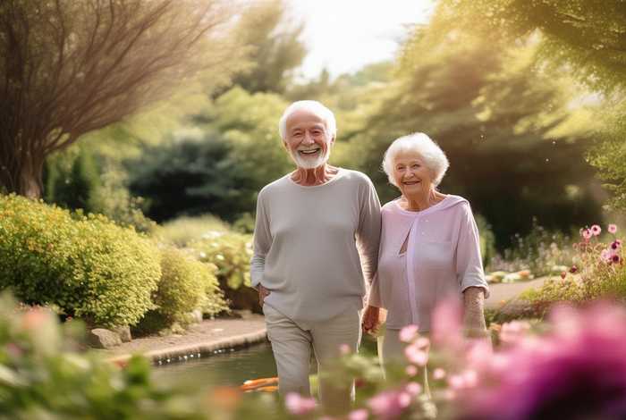 健康生活一百年幸福生活一辈子（幸福健康一百年的画）