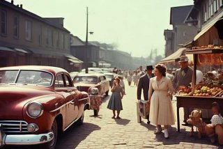 50年代的生活状况描写；50年代的生活状况描写句子