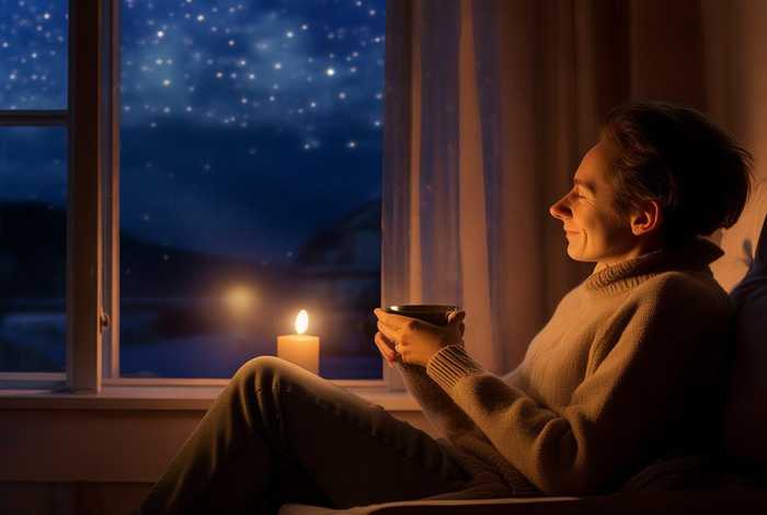 累了一天晚安心语说说（累了一天晚安心语说说图片）