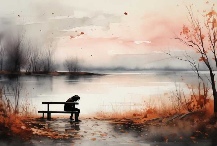 假如生活欺骗了你配图 假如生活欺骗了你配图水粉