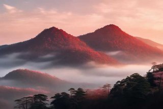 京都的山叫什么；京都山脉为什么是红色的